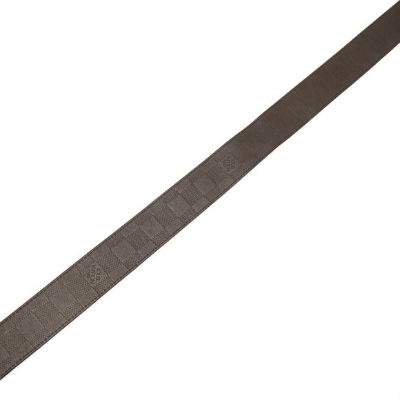 LOUIS VUITTON Louis Vuitton 95cm Black M9150 Men's Leather Belt - Picture 9 of 13